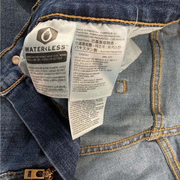 Levi’s Men’s 34x32 502 Taper Jeans Blue Denim Regular Fit Stretch Casual - Picture 8 of 13